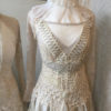 Wedding dress lace,handmade bridal gown,ethereal wedding dress,Rawrags,steampunk wedding dress, Victorian wedding dress beaded,eco by RAWRAGSbyPK steampunk buy now online