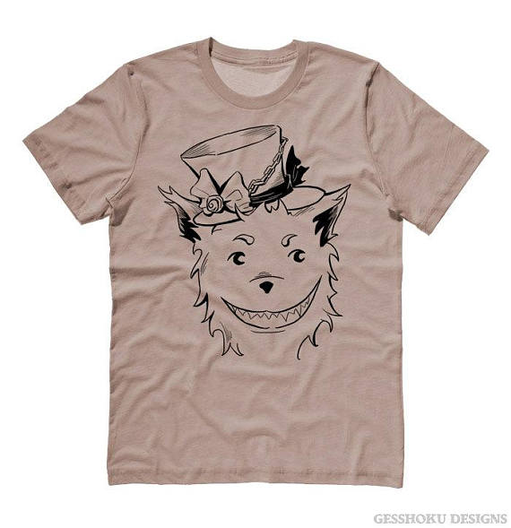 Werewolf Shirt Steampunk t-shirt grinning wolf with top hat gothic lolita hipster tee creepy cute - unisex fit plus size by gesshokudesigns steampunk buy now online