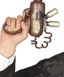 Kids Boys Girls Toy Gun Steampunk Western Victorian Pistol Inventor Fancy Dress Costume Outfit Weapon Accessory Prop steampunk buy now online