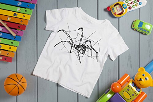 Kids Spider T-Shirt by Menagerie Of Mayhem | Child Steampunk Arachnid Spiders Robot Black Widow Lover Tee Tshirt Top steampunk buy now online