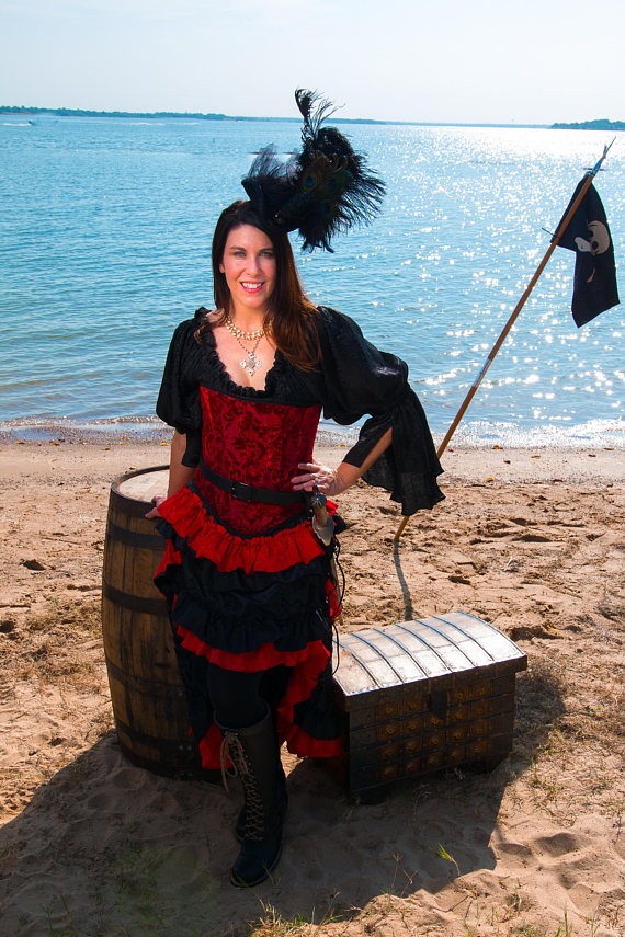Black Cotton Chemise, Steampunk, Victorian, Renaissance, Medieval, Western, Dustpunk, Peasant Blouse, Pirate, Fairy, Shirt by SilverLeafCostumes steampunk buy now online