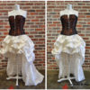 Custom dress-Steampunk wedding gown-steampunk prom-bustle dress-the secret boutique-denver corset maker-couture-prom-hi low dress by thesecretboutique steampunk buy now online