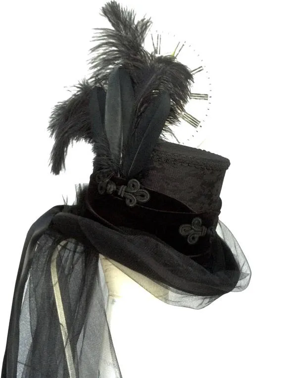 Gothic Victorian corset riding top hat by Blackpin steampunk buy now online