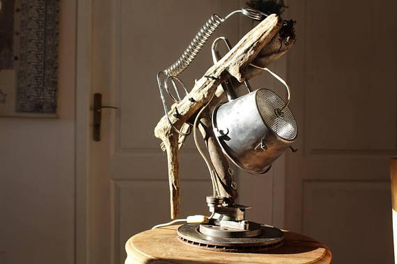 Lamp industrial &quot;spring in the Lake&quot; By Recyclhome. by Recyclhome steampunk buy now online