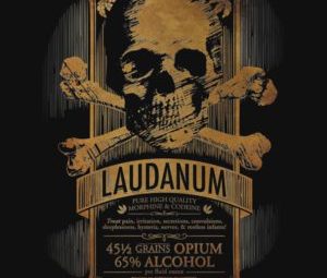Laudanum Medical Goth Steampunk Label steampunk buy now online