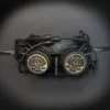 Steampunk Masquerade Mask, Goggle Masquerade Mask for Men, Steampunk Accessories Black by 4everstore steampunk buy now online