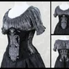 Steampunk Renaissance Black & Silver Steel Boned Corset - You Choose Your Corset Style - Custom Sized by VeneficaCorsetry steampunk buy now online Steampunk Renaissance Black & Silver Steel Boned Corset - You Choose Your Corset Style - Custom Sized by VeneficaCorsetry steampunk buy now online