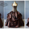 steampunk wedding dress, custom made alternative corset gown by thesecretboutique steampunk buy now online