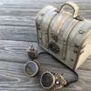 Victorian Style Suitcase with Steampunk Accessories by SteampunkMelange steampunk buy now online
