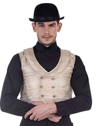 ThePirateDressing Steampunk Victorian Gothic Punk Vampire Period Silk Vest Costume C1338 [Small] steampunk buy now online