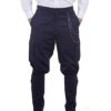 ThePirateDressing Steampunk Victorian Gothic Punk Vampire Canvas Airship Pants Costume C1347 [Blue] [Small] steampunk buy now online