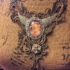 Beige Antique Lace Choker Necklace Steampunk Victorian Art Nouveau by TinkersDaughter2015 steampunk buy now online