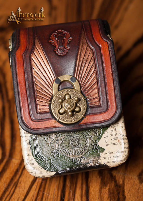 Belt bag of the Alchemist No. 1 by lederatelierberlin steampunk buy now online