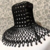 Black Lace Crochet Choker Victorian Mourning Steampunk Gothic Victorian Noir by Scarletrabbit steampunk buy now online