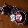 bronze steampunk goggles - double loupe red multi lens cyber goggles burning man steampunk accessories - steampunk gift - steampunk by SteamRetro steampunk buy now online