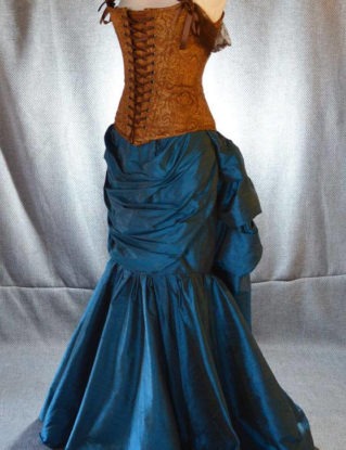 bustle skirt-bridal skirt-corset skirt-custom made skirt-steampunk skirt-mermaid skirt-alternative bride-the secret boutique-wedding skirt by thesecretboutique steampunk buy now online