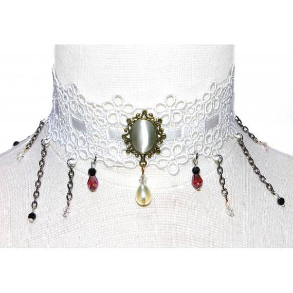 Choker - Victorian by NoxlacrimaFR steampunk buy now online