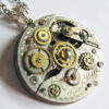 Steampunk Antique General John Stark Embellished Pocket Watch Movement Pendant Necklace, Steampunk Necklace, Steampunk Watch Necklace PN74 by RavensSecretStash steampunk buy now online