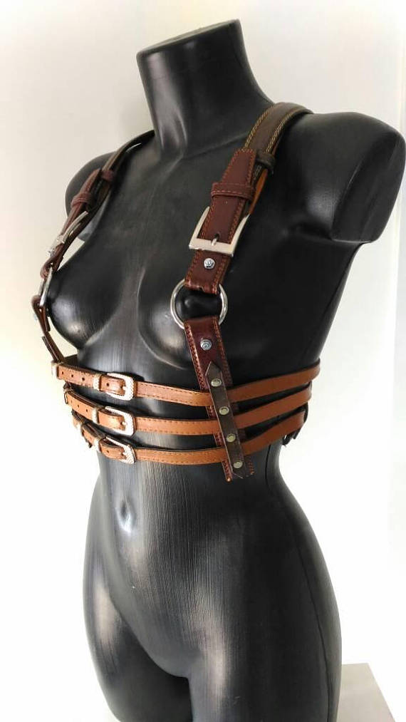 Steampunk goth fetish harness Cosplay by ProgettoSteam steampunk buy now online