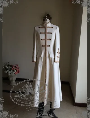 Steampunk Gothic Lolita Dandy Unisex Long Wool Coat by Fanplusfriend steampunk buy now online