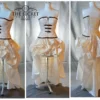 steampunk wedding dress-ivory bustle dress-high low dress-reception dress-fall wedding dress-bohemian-gothic-alternative-the secret boutique by thesecretboutique steampunk buy now online