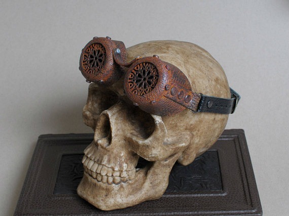 Summer Festival Goggles Steampunk Rustic Clothing Goggles Post Apocalyptic Steam Punk Glasses Spec Spectacles Goggles Mad Max Goggles Cospla by SteampunkHatMaker steampunk buy now online
