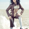 Tweed & Leather Jacket, Shrug, Pirate, Steampunk by emeraldangel steampunk buy now online