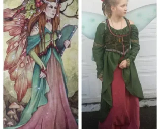 Upcycled Steampunk Clothing, Woodland Fairy Costume, Victorian Pixie, Autumn Fairy, Guardian Fairy by enduredesigns steampunk buy now online