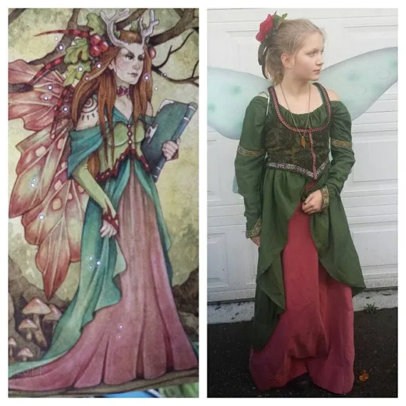 Upcycled Steampunk Clothing, Woodland Fairy Costume, Victorian Pixie, Autumn Fairy, Guardian Fairy by enduredesigns steampunk buy now online Upcycled Steampunk Clothing, Woodland Fairy Costume, Victorian Pixie, Autumn Fairy, Guardian Fairy by enduredesigns steampunk buy now online