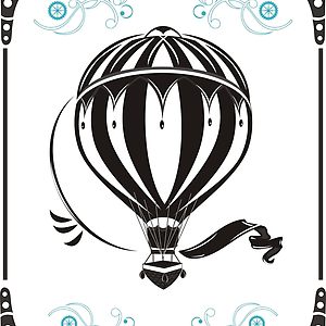 vintage hot air balloon steampunk buy now online
