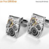HAMILTON Pinstripe Mens Cufflinks LUXURY Watch Cuff Links Wedding Groom Anniversary Fiancee Cufflinks Fathers Day - Jewelry by edmdesigns by edmdesigns steampunk buy now online