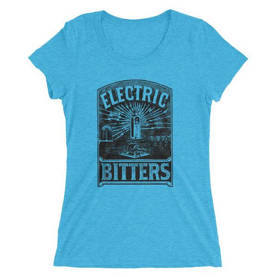 Ladies Electric Bitters | Victorian Medical Advertising | T-Shirt | Patent Medicine by CabinetForTheCurious steampunk buy now online Ladies Electric Bitters | Victorian Medical Advertising | T-Shirt | Patent Medicine by CabinetForTheCurious steampunk buy now online