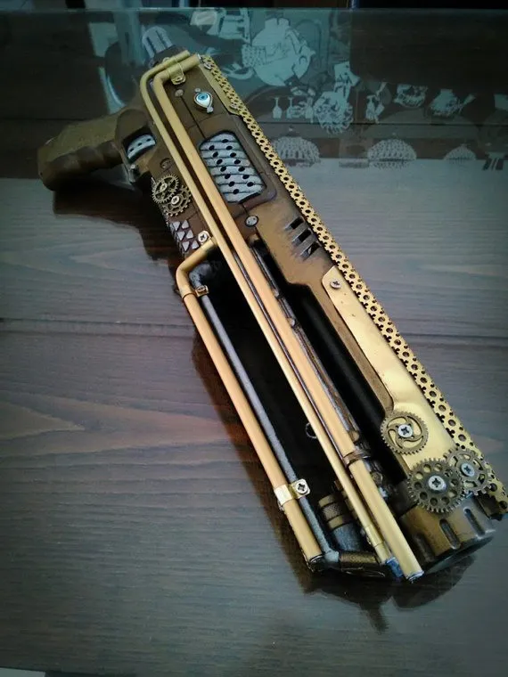 Steampunk Blaster Rifle by ProgettoSteam steampunk buy now online
