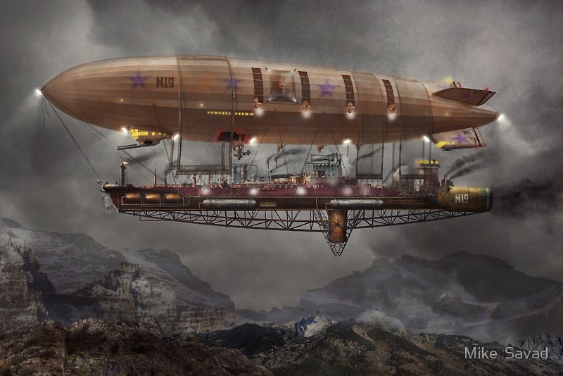 Steampunk - Blimp - Airship Maximus steampunk buy now online