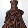steampunk bustle skirt-bridal skirt-victorian skirt-steampunk bridal skirt-the secret boutique-skirt-copper corset skirt by thesecretboutique steampunk buy now online