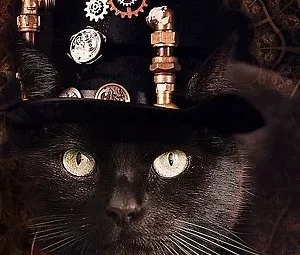 Steampunk Funny Cute Cat steampunk buy now online