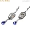 Steampunk Jewelry Steampunk Earrings Vintage Silver ART DECO Watch, BLUE Pearl, Dangle Earrings Wedding, Mothers Day - Jewelry by edmdesigns by edmdesigns steampunk buy now online Steampunk Jewelry Steampunk Earrings Vintage Silver ART DECO Watch, BLUE Pearl, Dangle Earrings Wedding, Mothers Day - Jewelry by edmdesigns by edmdesigns steampunk buy now online