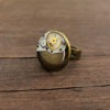 Steampunk Ring, Watch Ring, Antique brass ring, Watch Parts Ring, Adjustable Ring, Gears ring, Cogs ring, adjustable ring, Resin ring by NestreJewellery steampunk buy now online