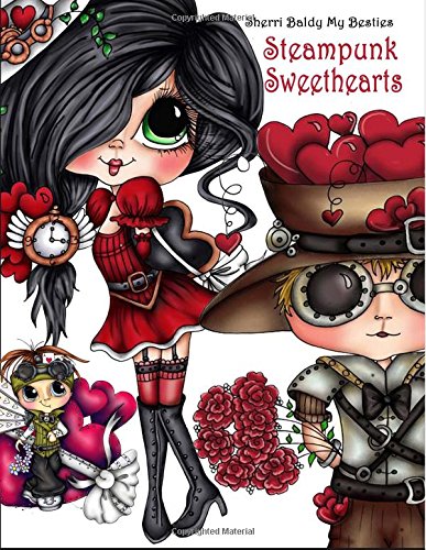 Sherri Baldy Steampunk Sweethearts My Besties Coloring Book steampunk buy now online