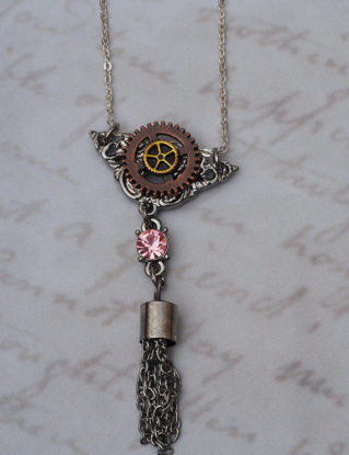 Antique Gears Steampunk Necklace - Jewellery - Jewelry by Florajam steampunk buy now online