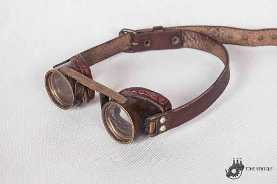 Brass Steampunk Goggles - Victorian Accessories - Old Brass Goggles - Postapocalyptic Goggles - Mad Max Eyewear - Cyberpunk Burning Man LARP by TimeVehicle steampunk buy now online Brass Steampunk Goggles - Victorian Accessories - Old Brass Goggles - Postapocalyptic Goggles - Mad Max Eyewear - Cyberpunk Burning Man LARP by TimeVehicle steampunk buy now online