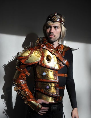 Emperors Armor of Empowerment - Steampunk Full arm half torso by SkinzNhydez steampunk buy now online