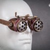 Flip Up Goggles- Postapocalyptic Goggles - LARP - Engineer Eyewear - Mad Max Goggles - Wasteland - Double Lenses - Burning Man Eyewear by TimeVehicle steampunk buy now online