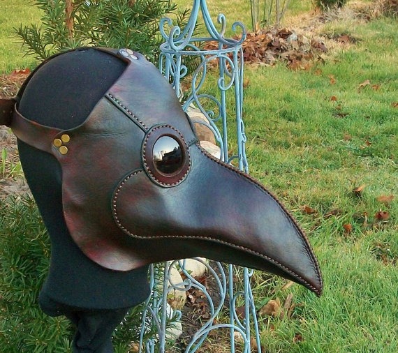 Made To Order Plague Doctor Leather Mask Renaissance Style You Choose The Specifics Medieval Full Face by LAFuellingFacades steampunk buy now online