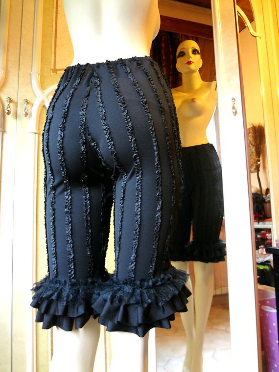 New GHOST IN YOU black bloomers ... Women's Sexy poet ruffles ~ Handmade by You bad Girl fashion ~ Ready to mail ~ black shabby frilly sissy by YouBadGirl steampunk buy now online New GHOST IN YOU black bloomers ... Women's Sexy poet ruffles ~ Handmade by You bad Girl fashion ~ Ready to mail ~ black shabby frilly sissy by YouBadGirl steampunk buy now online