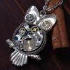 Owl pendant Steampunk Jewellery Steampunk resin Steampunk pedant Mechanical owl Steampunk owl Industrial pendant gift for mothera day by SteamJewelryStyle steampunk buy now online