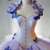 Purple wedding shrug, ruffle pleated ombre silk shrug, the secret boutique by thesecretboutique steampunk buy now online