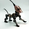 Recycled Metal Artwork Robot Sculptures ETY HACHI Cute Companion Animal Pet Dog Authentic Handmade Gift for Bar Office Shop Home decor by UBUNTHOUSE steampunk buy now online