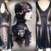 Reserved for Chanel Vintage Net sheer 1920's sequinned and beaded Psnneled Flapper Charleston Jazz era Prohibition Dress size Uk 8 US 4 by CrimsonQueens steampunk buy now online