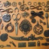 Set of 54 steampunk vintage bronze charms. (ref: n 92) by ValerieB84 steampunk buy now online